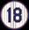 A number on a white circle

Description automatically generated
